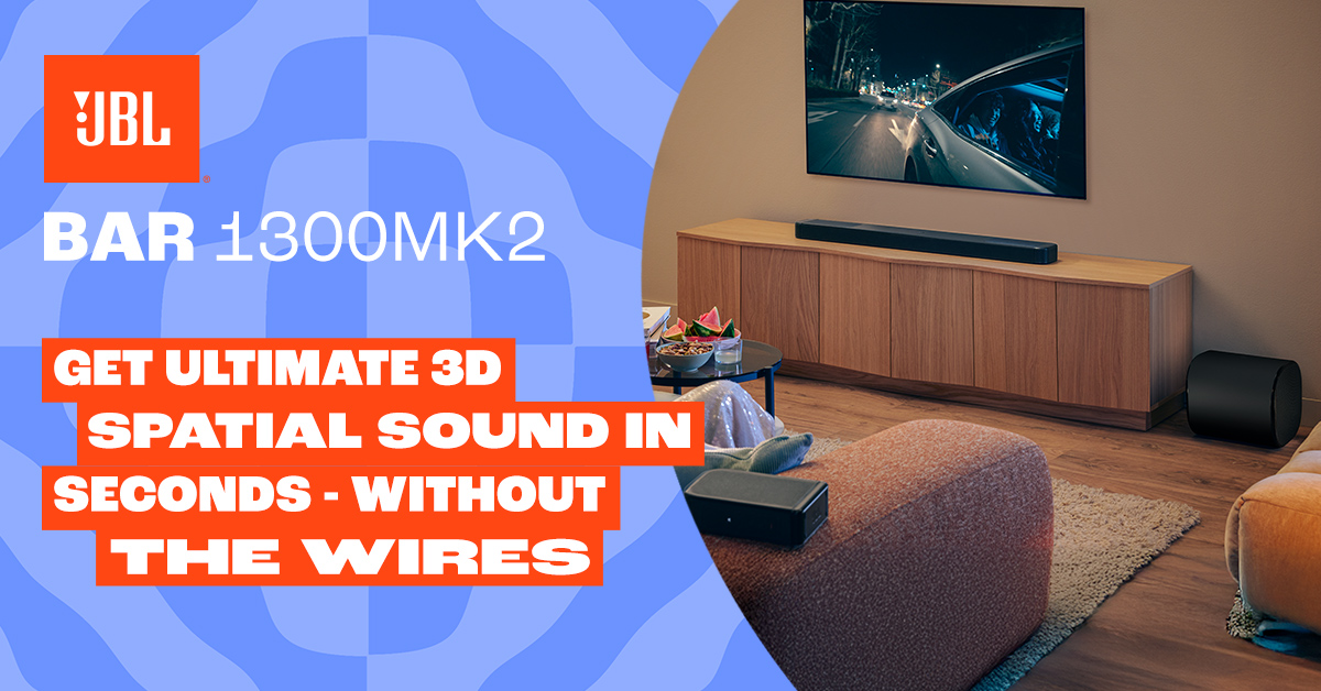 JBL BAR 1300MK2 11.1.4 聲道家庭劇院音響，新品上市